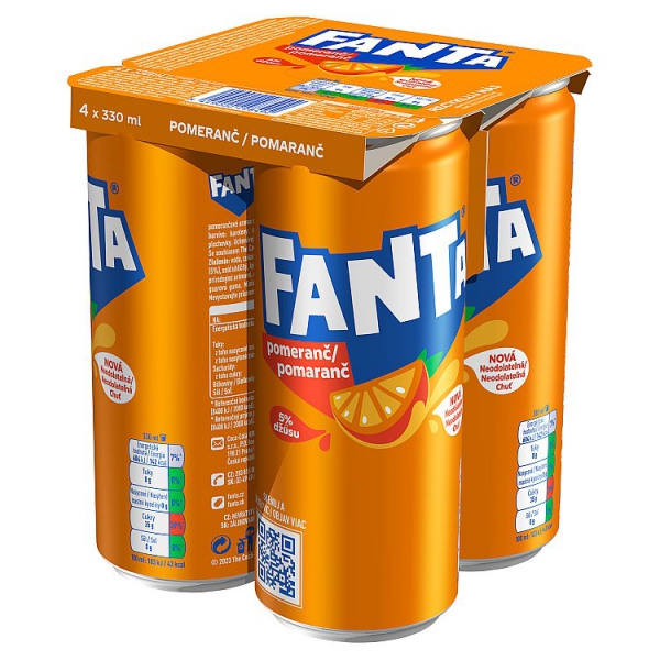 Fanta 4x0,33L CAN