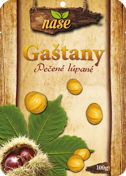 Gaštany pečené lúp.100g