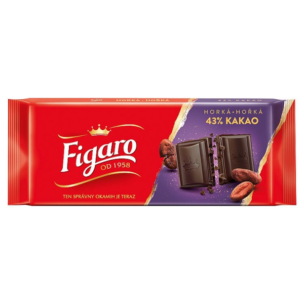 Čok.horká 80g Figaro