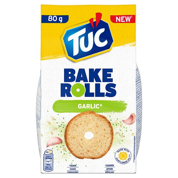 Bake Rolls 80g cesnak