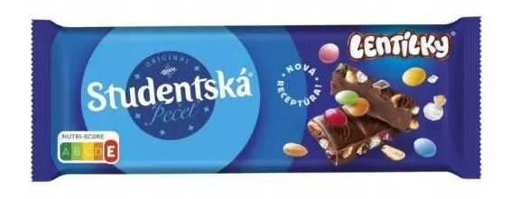Čokoláda Študentská pečať 90g lentilky mliečna