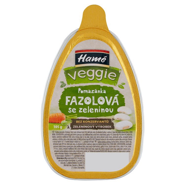 Nat.fazuľ.s zelen.105g Veggie Hamé