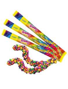 Žuv.Freaky rope 26g s cukríkmi tvrdými jahodový had