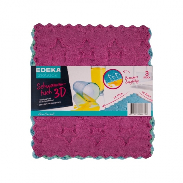 Handrička na riad 3ks EDEKA