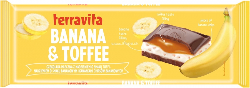 Čok.ml.toffee banana 235gTerravita Čok.ml.toffee banana 235gTerravita