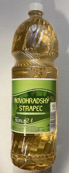 Víno Novohr.str.2L bie PET