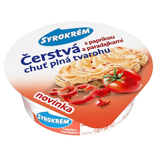 Syr Syrokrém paprika 80g