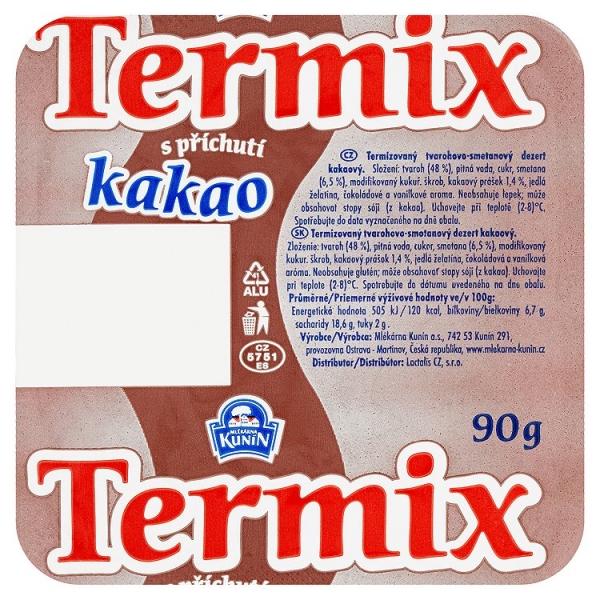 Termix 90g kakaovýsmot.tvaroh.krém Termix 90g kakaovýsmot.tvaroh.krém