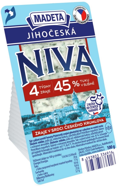 Syr Niva 45% 100g Madeta Syr Niva 45% 100g Madeta