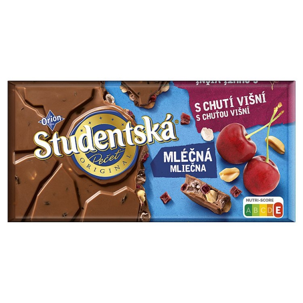 Čok.ŠTPE 170g mlieč.višne Čok.ŠTPE 170g mlieč.višne
