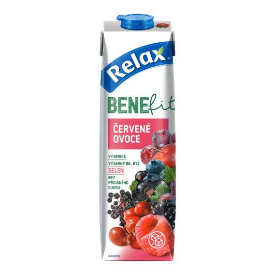 Džús Relax 1L benef.červ.ovocie Džús Relax 1L benef.červ.ovocie