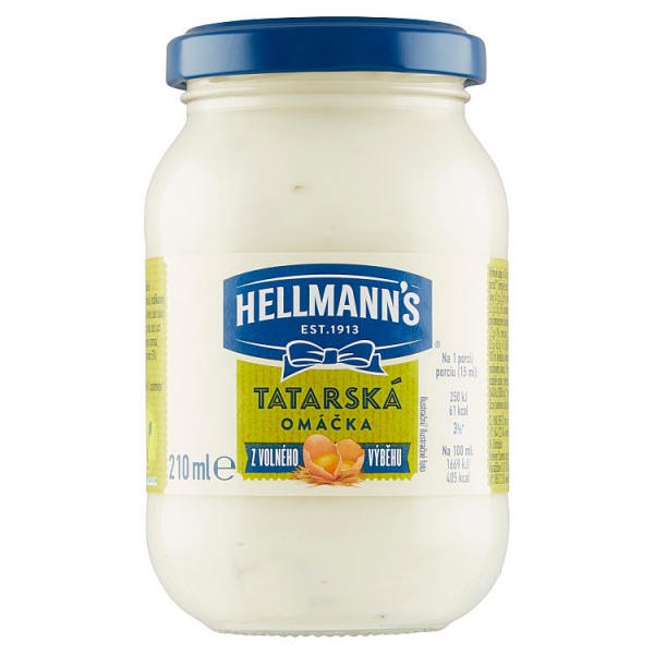 Tatár.omáč.210ml Hellmans Tatár.omáč.210ml Hellmans